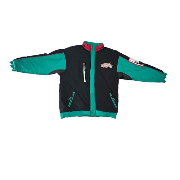 Chase Authentics Nascar Bobby Labonte Puffer Jacket Large - Picture 2 of 6